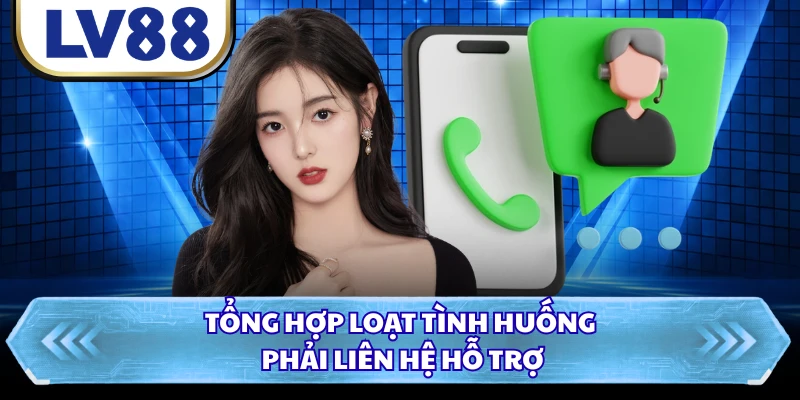 Tổng hợp loạt tình huống phải liên hệ hỗ trợ